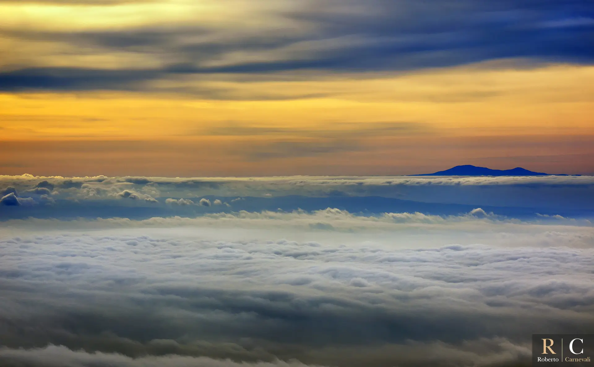 Il monte Amiata come un'isola
