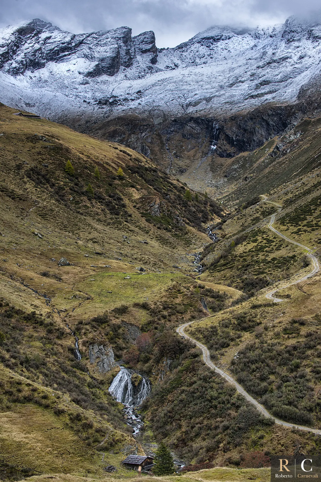 Le alpi in autunno