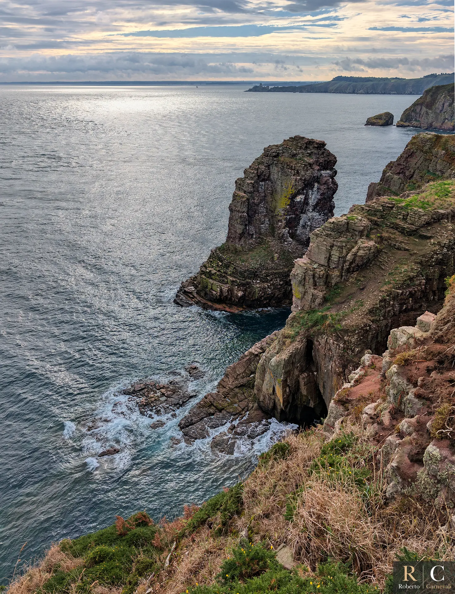 Le scogliere di Cap Fréhel a picco sull'oceano