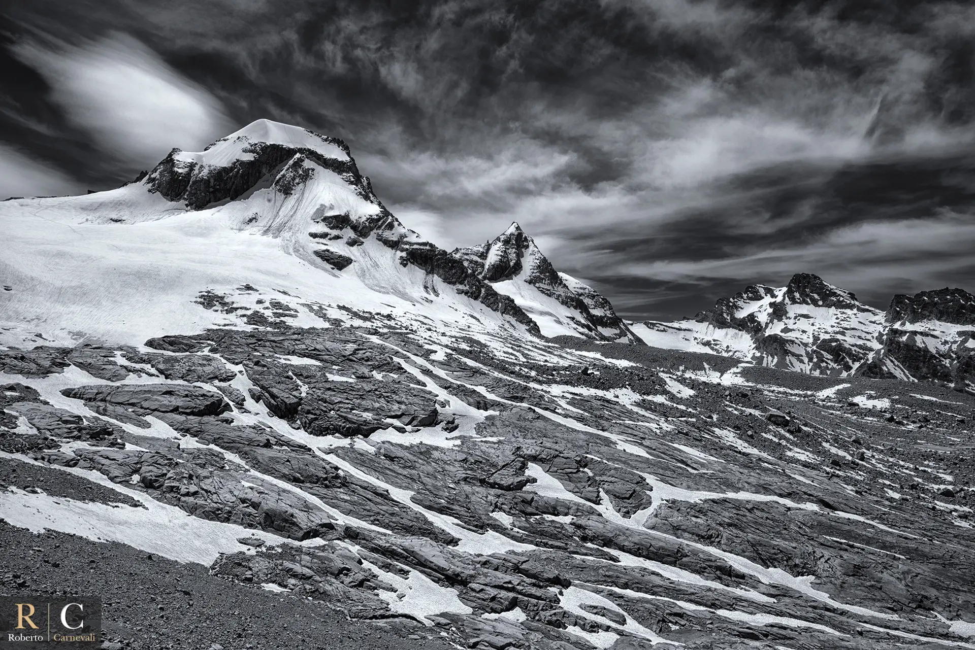 Parco del Gran Paradiso in bianco e nero