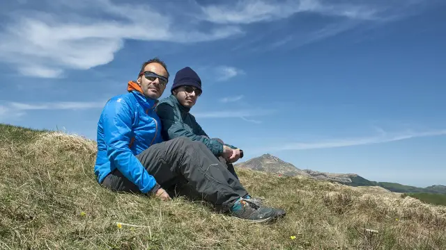 In the mountains with Manu