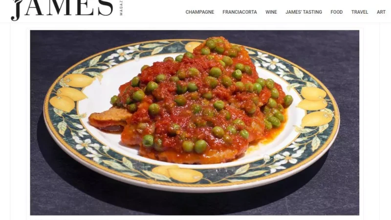 JAMES MAGAZINE - Cotoletta alla Bolognese, abbinamenti "Petroniani"