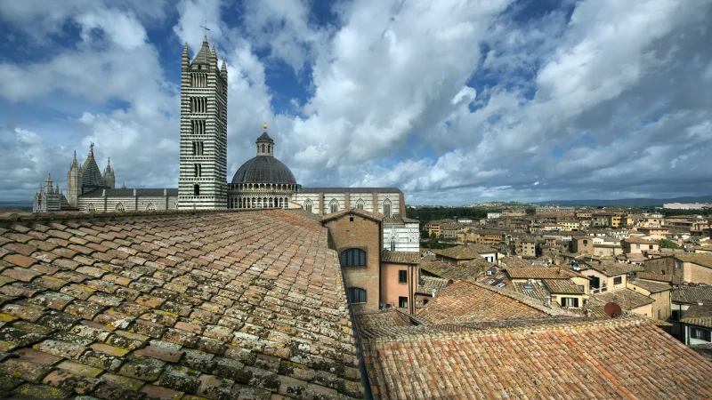 Cattedrale e panoramica di Siena