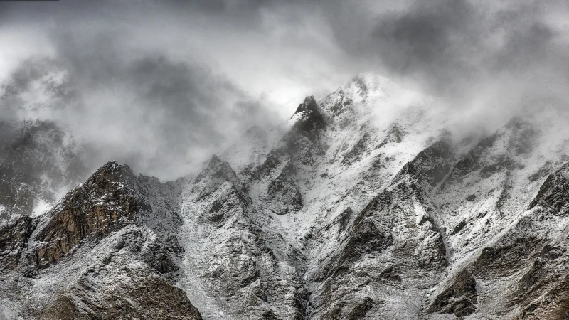 Le alpi dopo il temporale