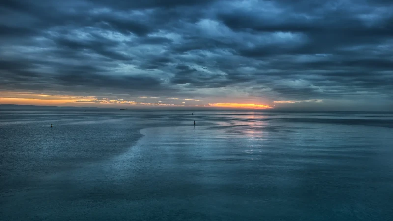 Tramonto sul golfo di Trieste