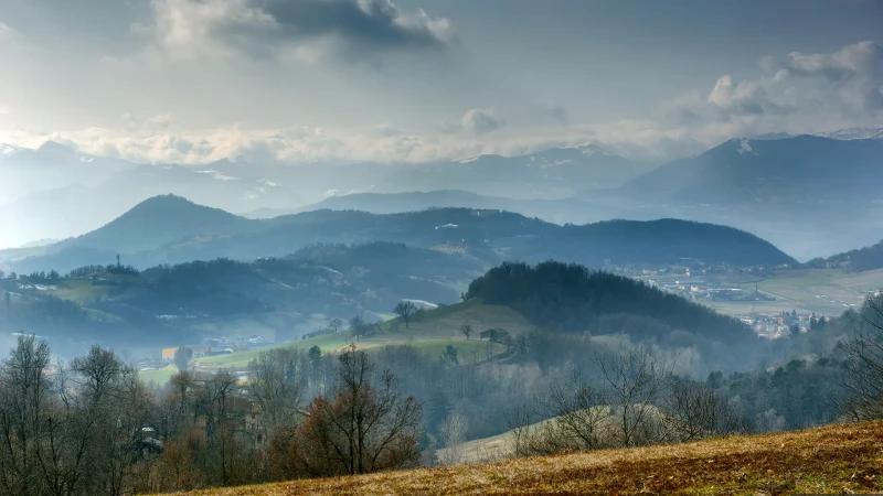 Una mattina di fine inverno in appennino
