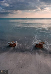 Il suono del mare al tramonto a Rosignano Solvay