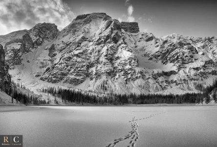 Inverno al lago di Braies