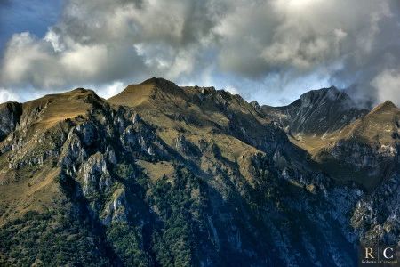 Uno scorcio autunnale sul Parco naturale Adamello Brenta