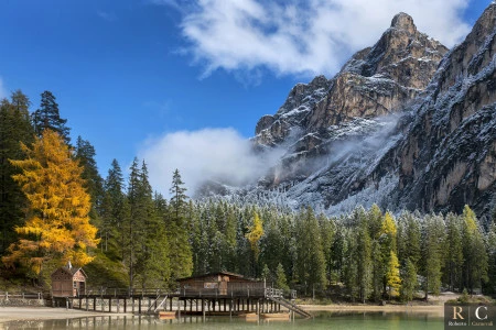 La palafitta al lago di Braies